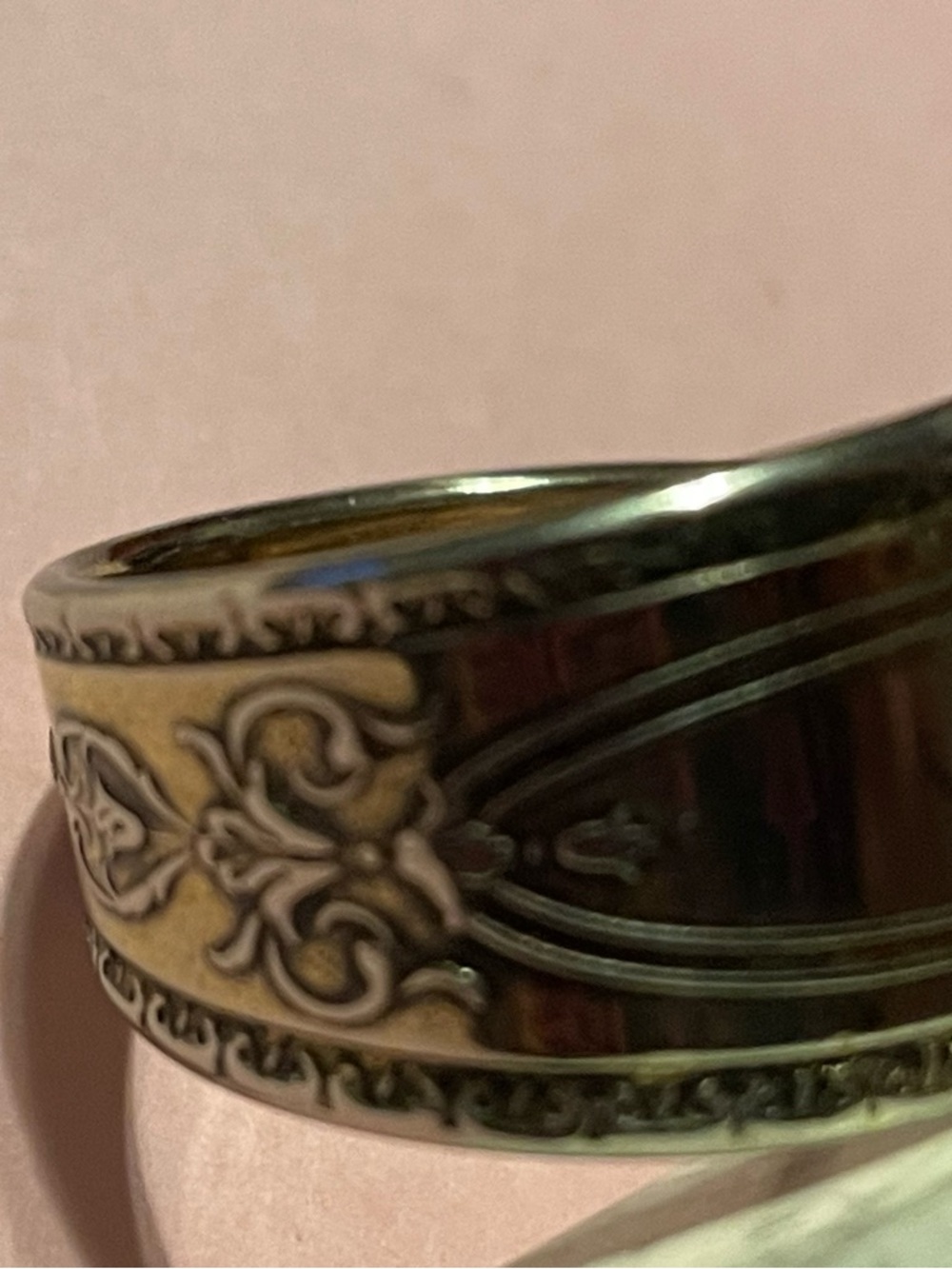 Vintage Ornate Spoon Ring #9147 👑 - Picture 4 of 12